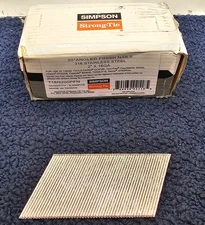 (2000 PCS) Simpson Strong-Tie T16N200PFN: 20° Angled 316 SS 2"x16GA Finish Nails