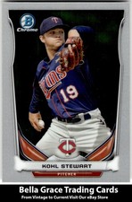 2014 Bowman Draft Kohl Stewart #CTP-1 Minnesota Twins Chrome Top Prospects MLB