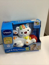 NEW VTech Pull And Sing Kitten 30 Educational Songs Teaches Ages 6-36 Months NIB