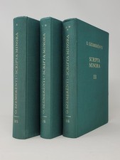 Oswald Szemerenyi / Scripta Minora Selected Essays in Indo-European Greek 1987
