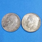 Lot of 2 1964 P Silver Roosevelt Dimes