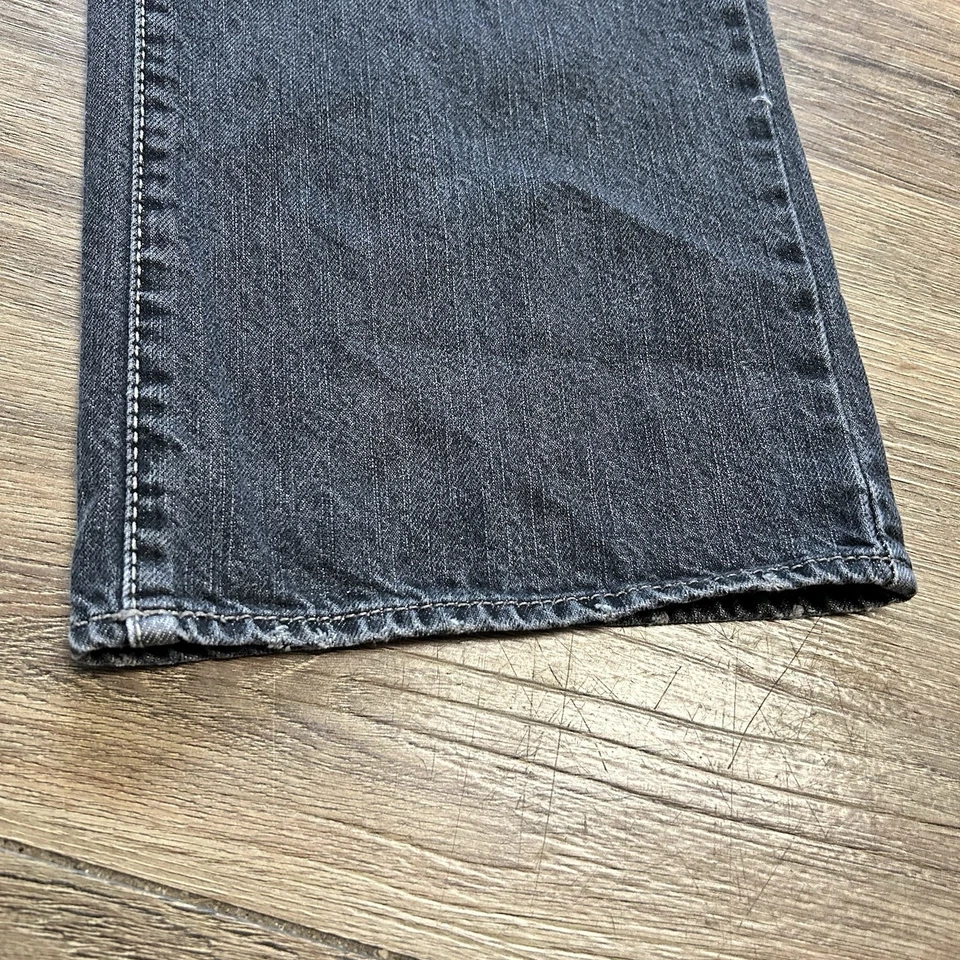 Arizona Jean Company Men’s Slim Straight Jeans 32x30 Black Distressed - Image 2 of 4