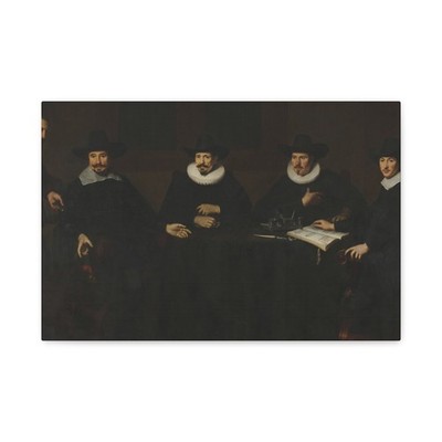 Dirck van Santvoort - The Directors of Serge Cloth Industry - Canvas Wall Art