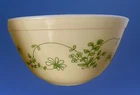 VTG Pyrex Shenandoah #402 1.5 qt Mixing Bowl yellow/green floral NICE Corning