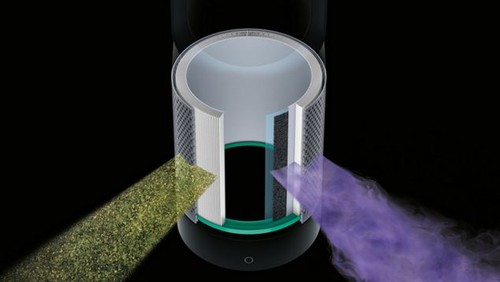 Dyson HP00 Pure Hot + Cool™ purifying fan heater (White/Silver) - Picture 8 of 8