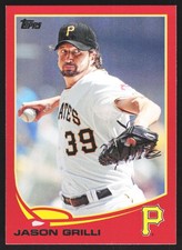 2013 Topps Red Jason Grilli #174 Pittsburgh Pirates