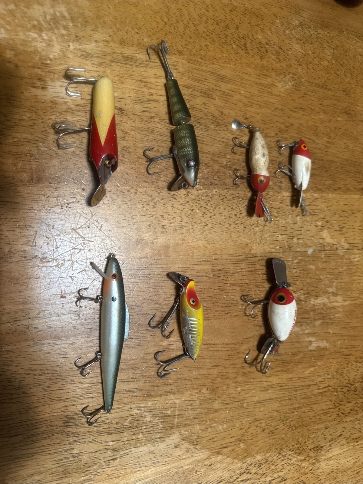 Lot De 64 Leurres De Pêche Vintage : Rapala, Heddon, Crankbaits, Spinners, Occasion