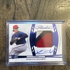 2024 Panini Flawless Hurston Waldrep Rookie Patch Auto 🔥/15 🔥(Braves)