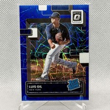 2022 Donruss Optic Luis Gil /99 Blue Velocity Prizm Rated Rookie NY Yankees RC