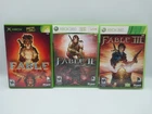 Fable Trilogy: Fable 1, 2, 3 (Xbox 360/Original Xbox) Lot Of 3 Games - TESTED