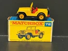 Matchbox Lesney #72B-1 - 1966 Standard Jeep w/Original Type F Box