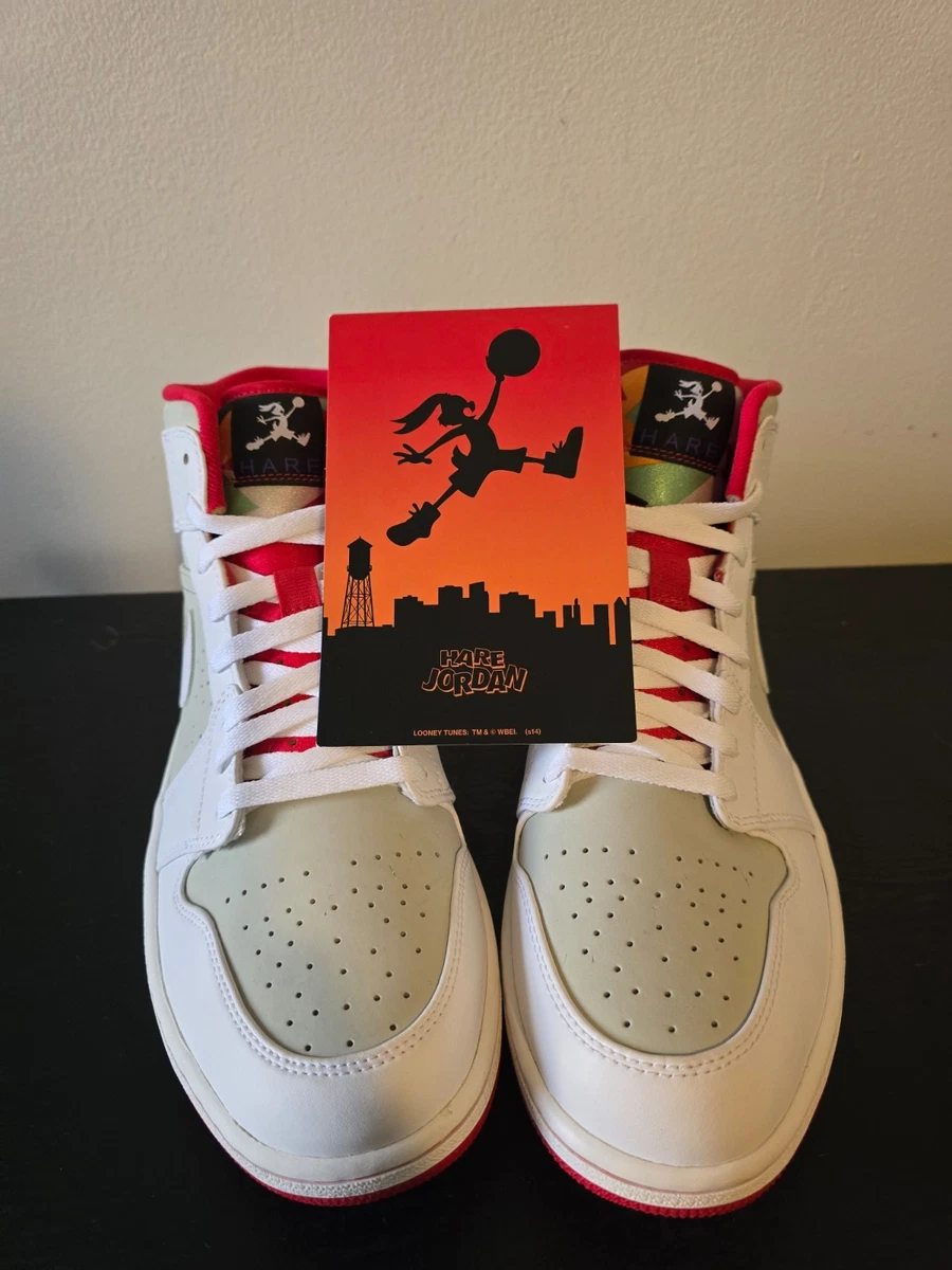 Nike Air Jordan Retro 1 Rare Looney Tunes Hare Edition 2015 Men\'s Size 11 No Box Jordan 1 2015 Mid Hare | eBay main image 2