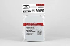 Ultimate Guard Standard Size Card Dividers (Pack of 10, Transparent) Clear