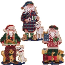 Wichelt Imports, Inc. Spirit of Christmas Ornament Set Counted Cross-Stitch Kit