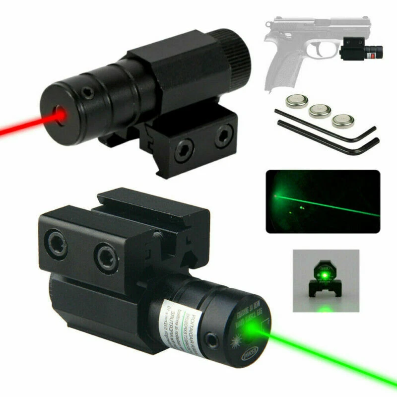 Red Dot Laser Sight 20mm Tactical Picatinny rail Mount Pistol Gun Compact - Image 2 of 4
