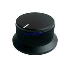 1PC 50X40X25mm Black Aluminium volume potentiometer Knob HIFI Audio Amp Knob