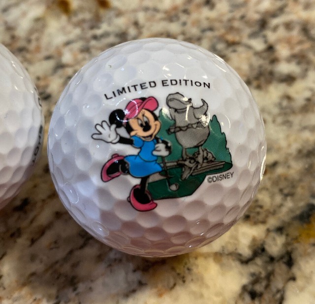 RARE LIMITED EDITION Set of 2 Disney Mickey Minnie Golf Balls Pinnacle eBay
