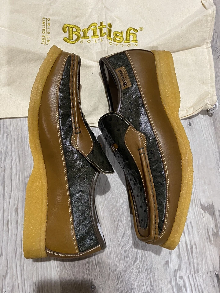 British Walkers Гарлем стиль # 888-3 размер 10,5 новый/мертвый запас - Изображение 2 из 4