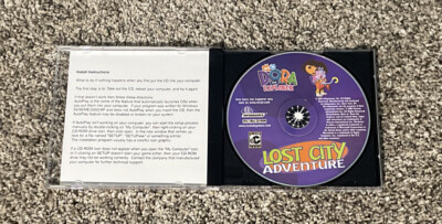 Dora the Explorer: Lost City Adventure (Windows/Mac, 2002, Game