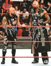 Luke Gallows Karl Anderson Signed WWE 11x14 Photo BAS Beckett COA Bullet Club 71