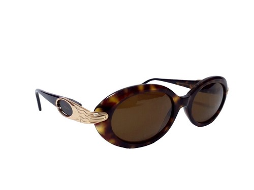 Saint Laurent Eyewear SL 692 004 Oval Sunglasses in Gold  display picture 1