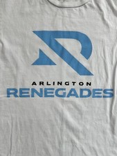 XFL Arlington Renegades Men's Small White Short Sleeve T-Shirt