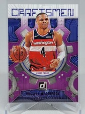 2021-22 Donruss Russell Westbrook Craftsmen Purple Press Proof #7 D5B