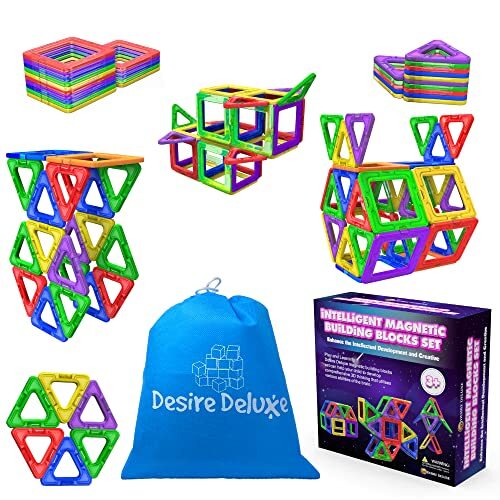 Desire Deluxe Blocchi di costruzione magnetici per bambini - Set (V0c)