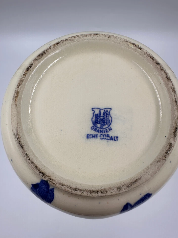 Oranien Blumenvase echt Kobaltblau Höhe ca. 28 cm - Bild 4 von 4