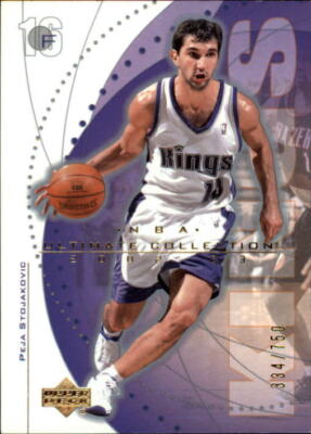 2002-03 Ultimate Collection #56 Peja Stojakovic /750 - NM-MT