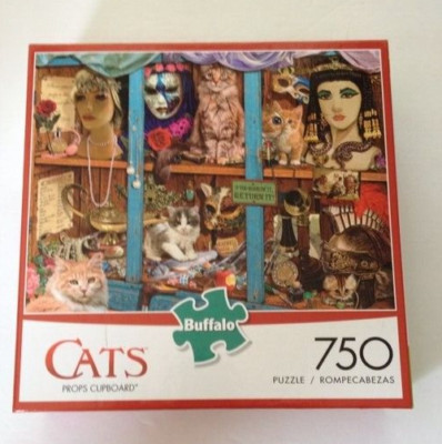 Buffalo Cats Props Cupboard 750 piece puzzle