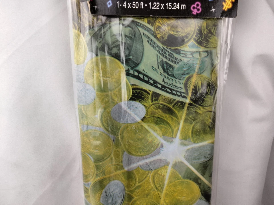 Scene Setter Room Roll Jackpot Money Backdrop 50Ft L. x 4Ft H. Indoor/Outdoor - Image 3 of 4