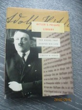 Hitler's private library, T. Ryback, h/c, 278 pp, 1st English edit., USA,  2008.