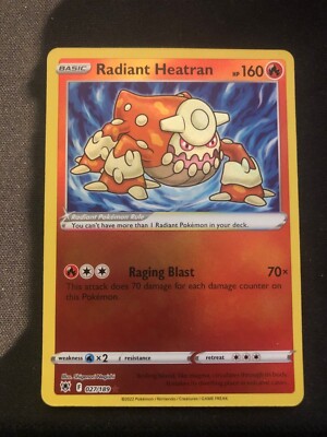 Pokemon Card - Radiant Heatran 27/189 - Astral Radiance | eBay Pokemon Card - Radiant Heatran 27/189 - Astral Radiance | eBay
