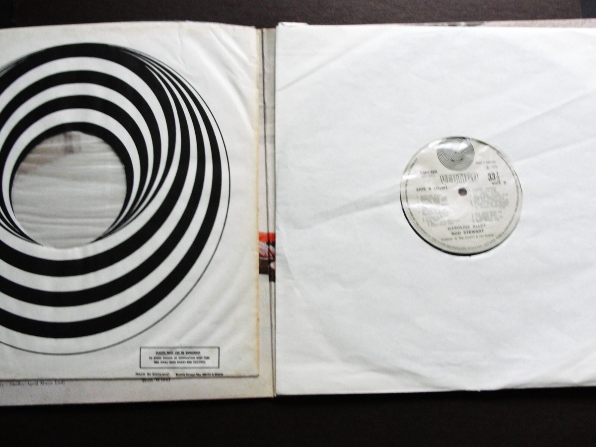 Rod Stewart GASOLINE ALLEY UK 1st 1970 Vertigo Swirl 6360 500