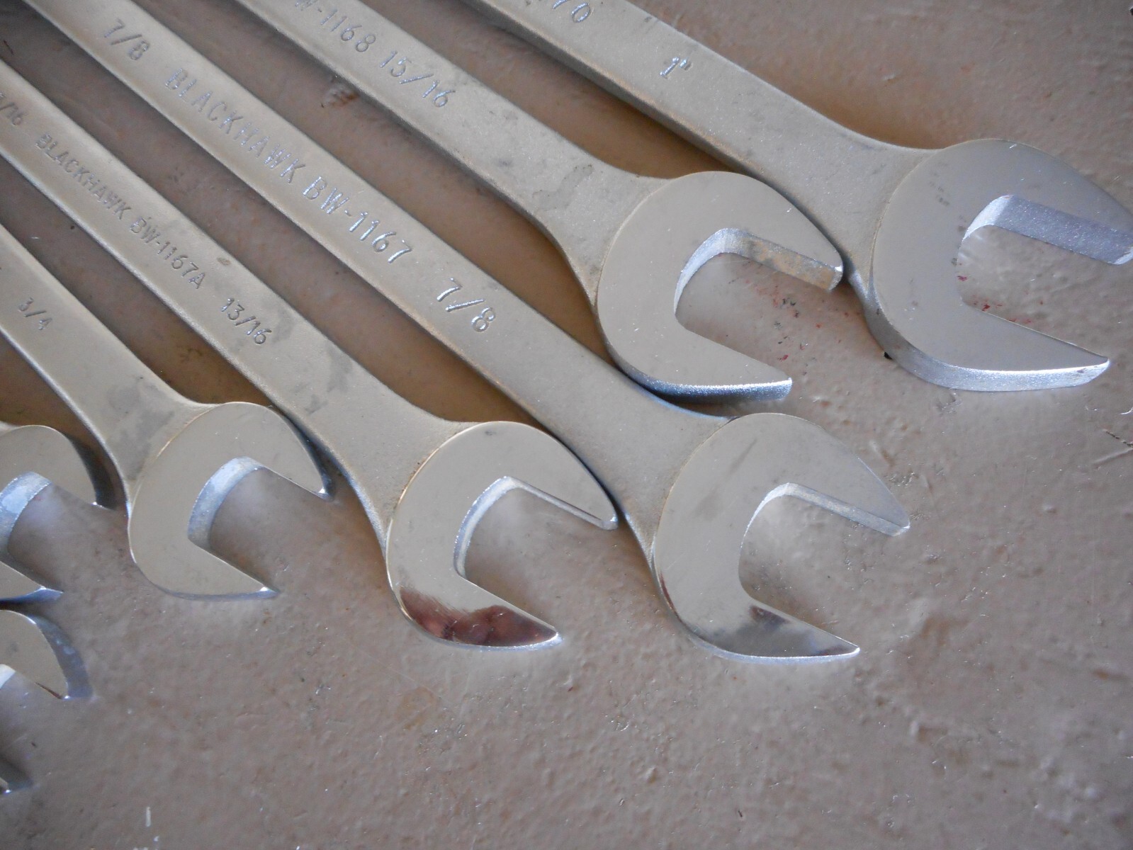 Vintage Blackhawk Combination Wrench Set 11 pc sae Made in USA eBay