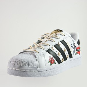 scarpe adidas superstar cuore e rosa disegnata piu' borchie | eBay