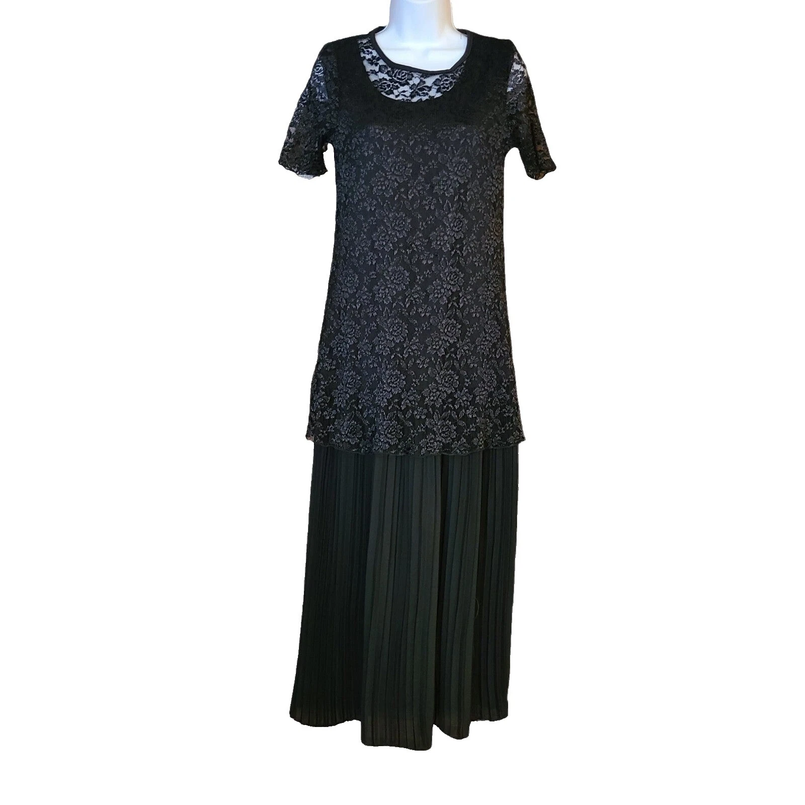 Lace Regular Size Maxi Original Vintage Dresses for Women