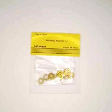 P&D Hobby Brand O Scale Detailing Parts: Washers, brass #6 (12)