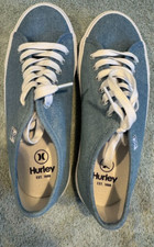 Hurley Women's Blue Carrie Canvas Sneakers Low Top Lace Up Shoes 6.5