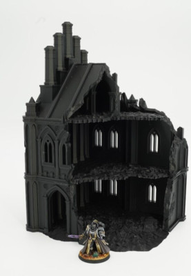40K 40000 Sci Fi Tabletop Gelände 3D Druck Desolation of Emerita Terraced C