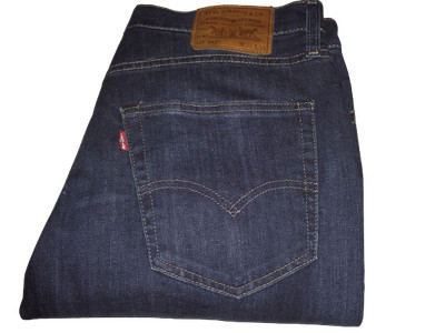 Mens Levi's 512 PREMIUM Dark Blue (0227) Slim Tapered Jeans W31 L34 | eBay
