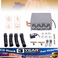 Universal Under Dash Heater 12v Heat Defroster W Speed Switch Car Truck 4 Ports