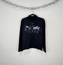 Vintage Roberto Cavalli Class Embroidered Turtleneck Sweater IT46