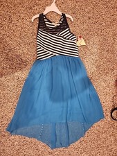 NWT Speechless girls sleeveless Hi-low dress SIZE 10