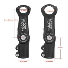 MTB Bike Adjustable Stem Riser 90Degree 25.4/31.8mm 90/110mm Bicycle Accessories