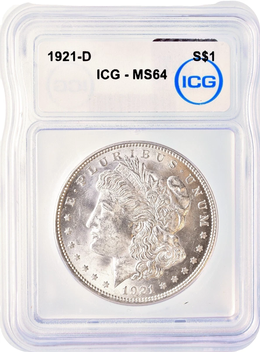 MS 64 Graded 1921 Year Morgan US Dollars (1878-1921) for sale | eBay