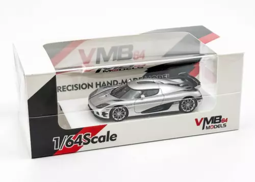 VMB 1:64 Scale Silver CCXR Trevita Racing Sports Model Diecast Resin Car - Bild 3 von 11