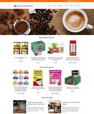 Coffee Store, Drop Shipping / Affiliate Website Free Hosting with SSL