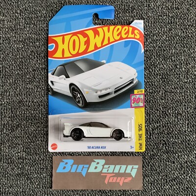 Hot Wheels 90 Acura NSX White #175 Mainline 2024 Case Q (In-Stock